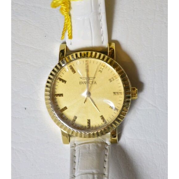 Invicta Women\'s 22483 Angel Analog Display Quartz Watch White Band main image 5